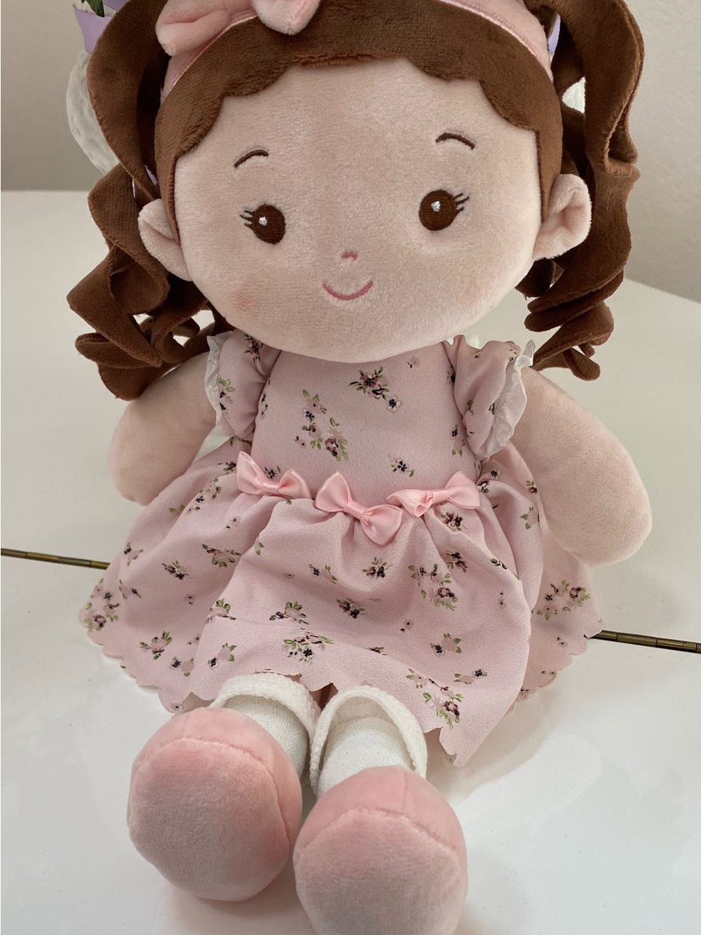 Leyadoll Plush Pink Rag Doll